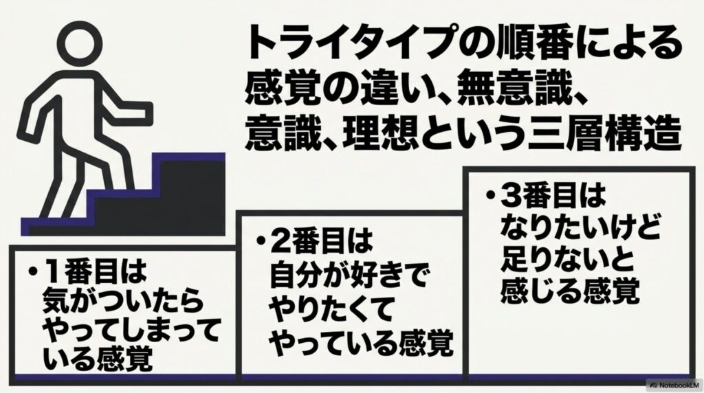 トライタイプの順番の違い